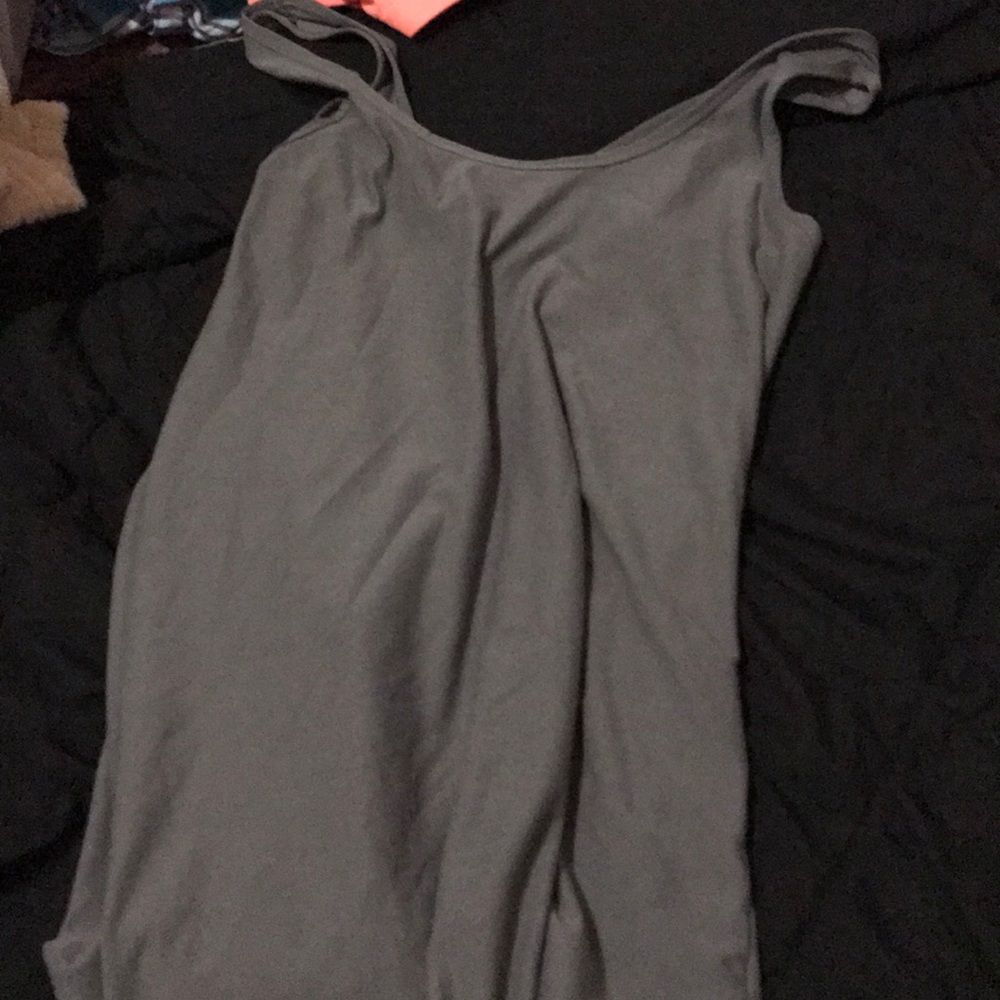 Dark gray tank top